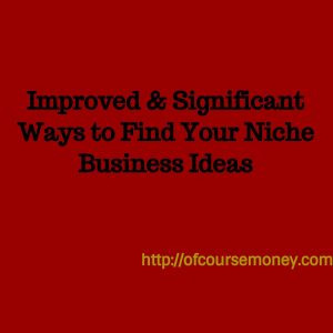 Improved & Significant Ways to Find Your Niche Business Ideas