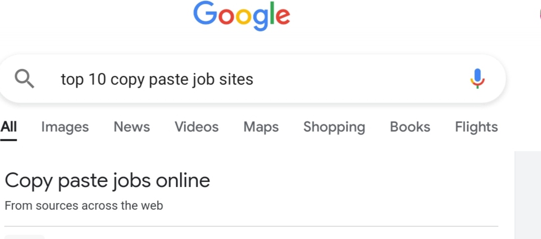 Top 10 Copy Paste Job Sites