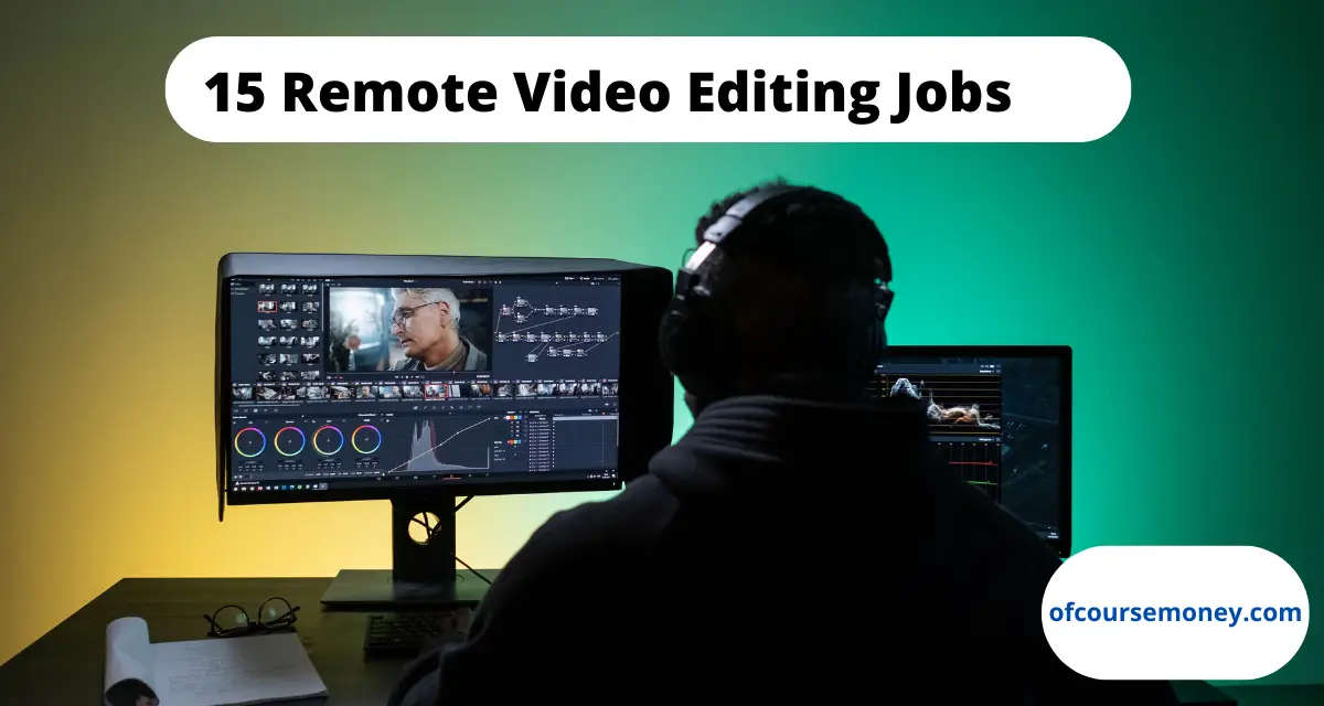 remote video editing jobs